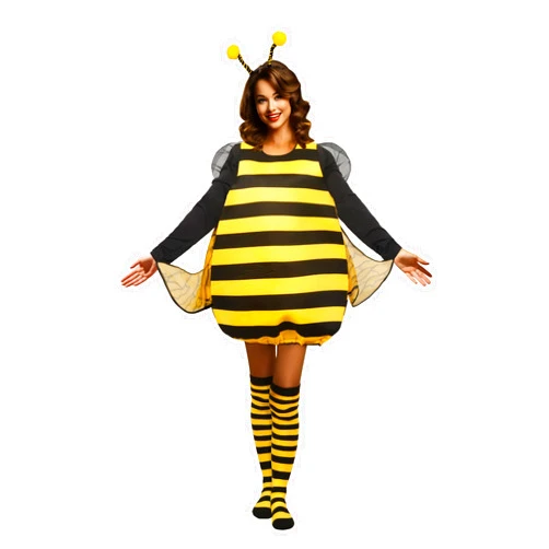 HOMELEX Bumble Bee Costume for Women Funny Animal Halloween Adult Costumes