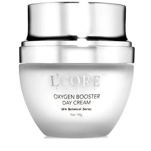 L'Core Paris Oxygen Booster Day Cream - Firming Anti Aging Face and Neck Skin Cream - Oxygenating Facial Cream Moisturizer for Tightening & Lifting Sagging Skin - 50g
