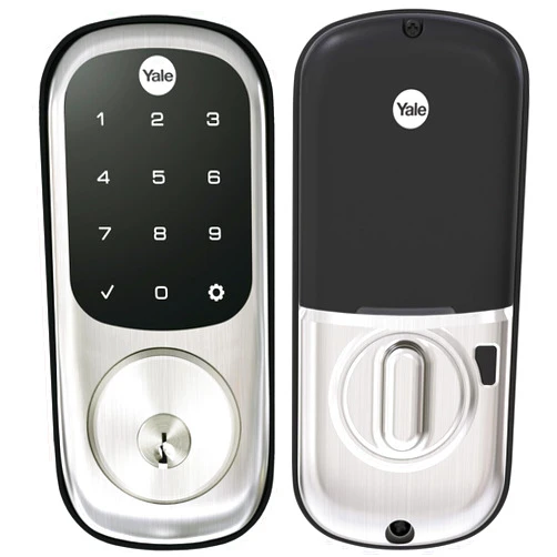 Yale Assure Deadbolt Lock with Touchscreen, Satin Nickel Digital Non-Connected Entry Door Lock with Electronic Keypad and Back-Up Key, ‎‎YRD226NR619