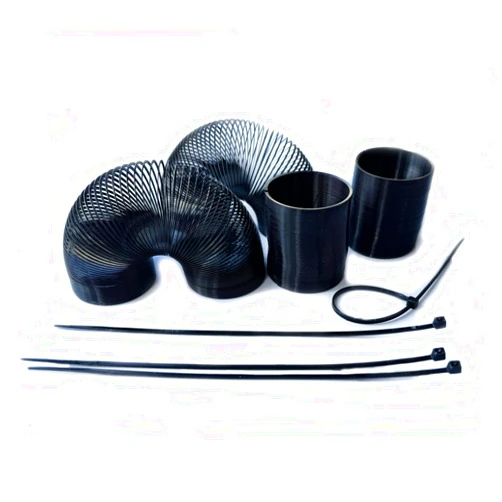 Cyy.lcm 4 Pieces Squirrel Proof Metal Spring Barrier Device Spring Guard Baffle Accessories Outdoor Bird Feeder Protects Hanging Spring Type Coil Poles Raccoon Proof (Black，1.4“)