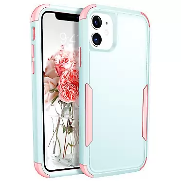 BENTOBEN iPhone 11 Case, Phone Case iPhone 11, Heavy Duty 3 in 1 Full Body Rugged Shockproof Hybrid Hard PC Soft TPU Bumper Drop Protective Girls Women Boy Men Covers for iPhone 11 6.1
