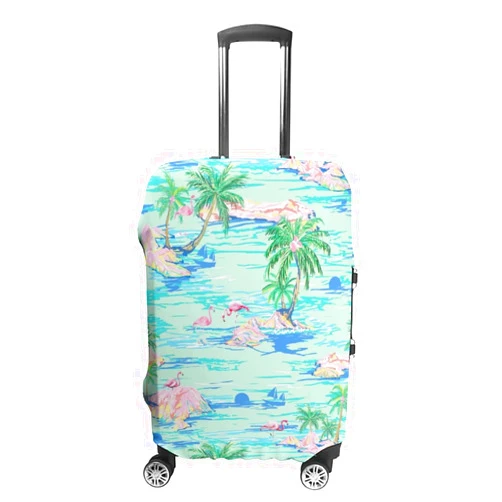 DUANMUCI Tropical Coconut Tree Luggage Cover Washable Suitcase Protector Durable Suitcase Protective Cover Anti-scratch Baggage Covers Fits 19-32 Inch Travel Luggage Medium style-41