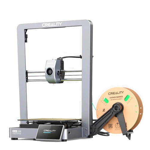 Creality Ender 3 V3 3D Printers, 600mm/s High Speed Printing Machine with Core XZ, Dual-Gear Direct Extruder, 60W 300℃ Hotend, Auto-Leveling DIY 3D Printer 8.66x8.66x9.84 inch