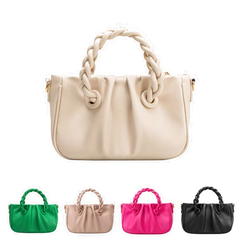 Melie Bianco Handmade Gracelyn Bag - Recycled Vegan Leather Purse - Luxury Small Purse Bag