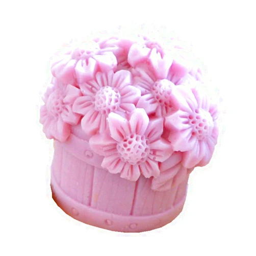 GreatMold 3D Sunflower Bouquet Candle Mold Candle Making Molds for Resin Crafts Art Decoration Mould Silicone Soap Mold Aromatherapy Gypsum Moulds Bath Bomb Clay Mould