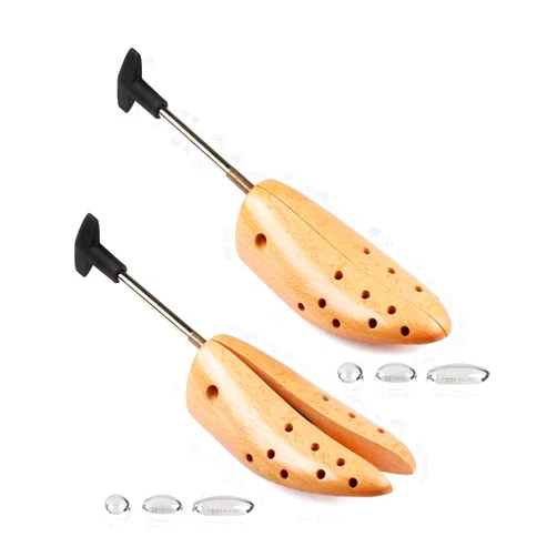 FootFitter Premium Professional One-Way Shoe Stretcher, Set of 2, Stretches Width Only, Strong & Durable Shoe Stretcher