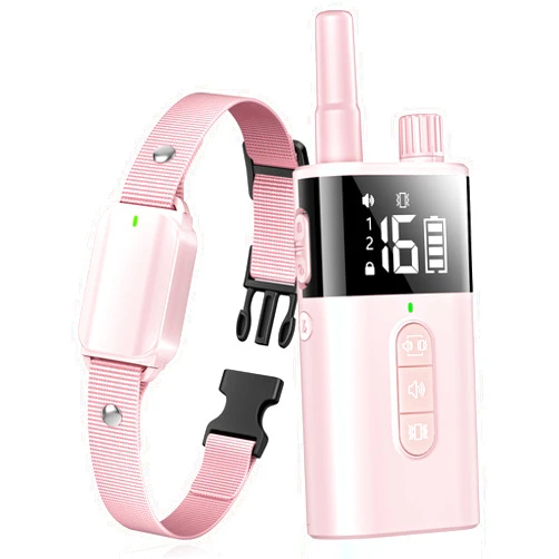 SODOG No Shock Dog Training Collar with Remote, Dog Vibration Collar with Controller Beep and Vibrate Only, Safe Lock Waterproof Rechargeable Vibrating Collars for Dogs(10-120 lbs)-No Prongs