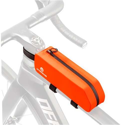 OFFBONDAGE Waterproof Bike Top Tube Bag - TPU Bolt-On & Strap Mount Frame Pack, Lightweight Aerodynamic Cycling Storage for Mountain/Road/Gravel