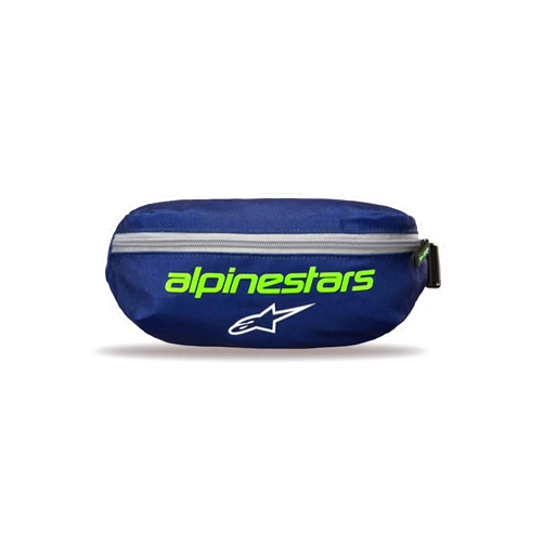 Alpinestars Only Linear Hip Bag, Casual Waist Pack Crossbody, 2L Capacity, One Size, Navy/Green
