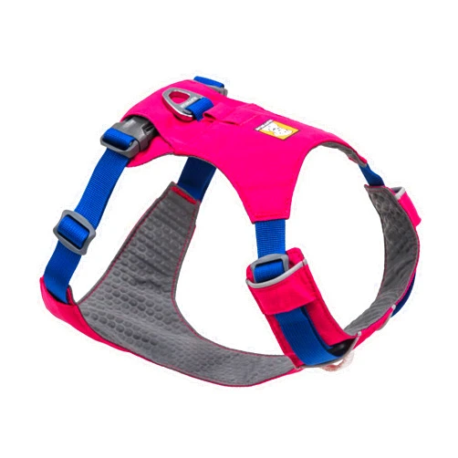 Ruffwear, Hi & Light, Everyday Lightweight Dog Harness, Trail Running, Walking, Hiking, All-Day Wear, Alpenglow Pink, Medium