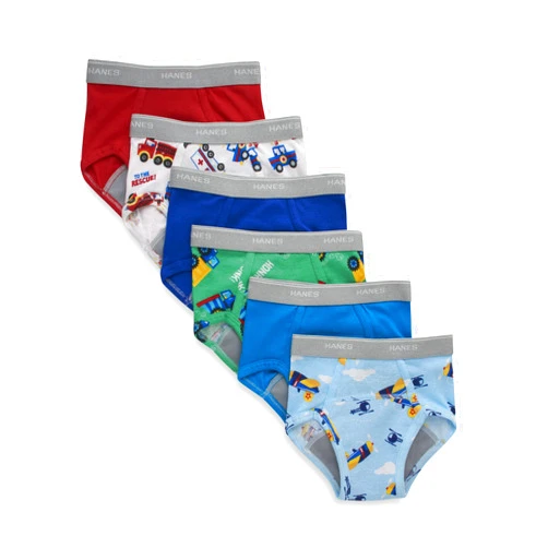 Hanes boys Potty Trainer Underwear 6-Pack