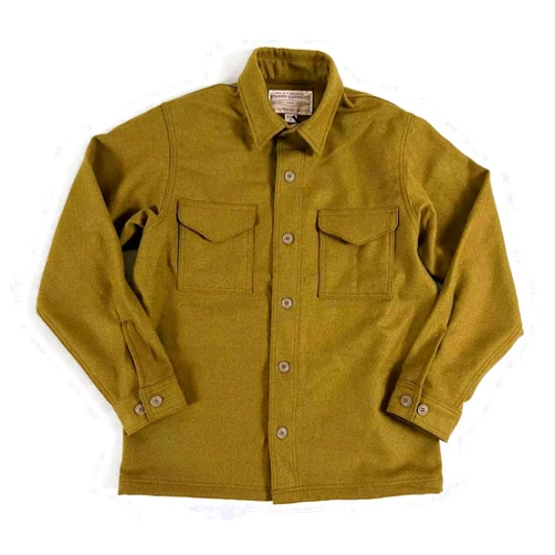 Filson Seattle Wool Jac-Shirt Dark Tan Large