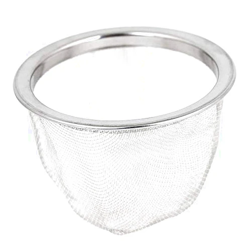 MESH-NK123 63mm Silver Tone Stainless Steel Wire Mesh Tea Leaves Spice Strainer Basket - (Color: Silver)