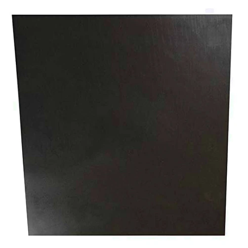 E. JAMES Rubber Sheet, Viton, Rubber Width 12 in, Rubber Length 12 in, Rubber Thickness 1/32 in, Black, 70A