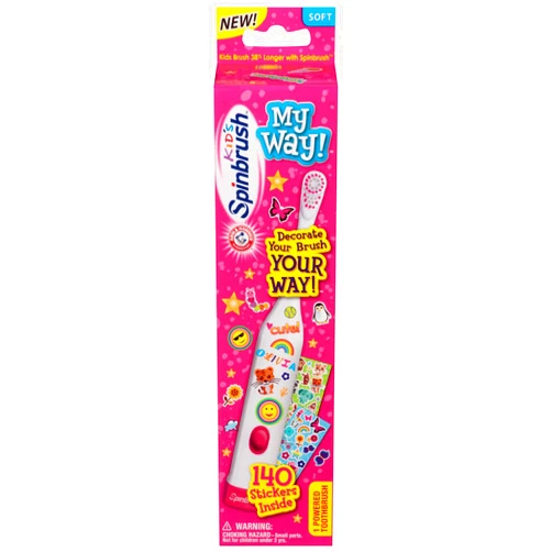 Spinbrush ARM & HAMMER Kid's My Way! Colors May Vary Spinbrush 1 ea