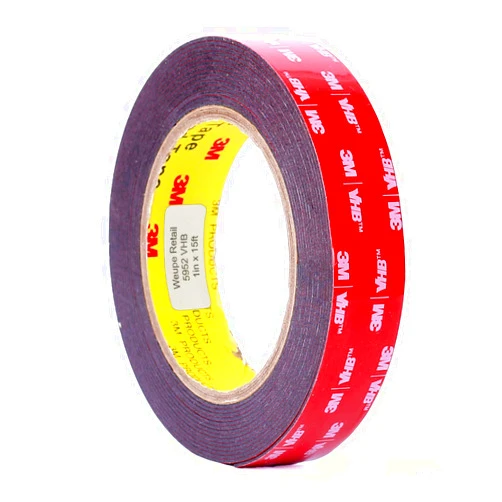 3M 5952 VHB Tape: 2.5cm . x 15 ft. (Black)