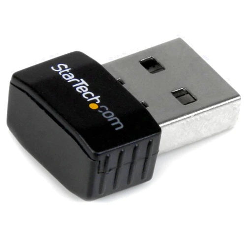 StarTech.com USB 2.0 300 Mbps Mini Wireless-N Network Adapter - 802.11n 2T2R WiFi Adapter - USB Wireless Adapter - N300 Wireless NIC (USB300WN2X2C),Black
