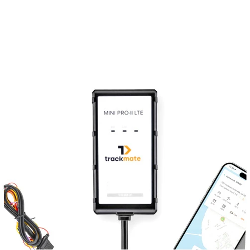 TRACK MATE GPS TrackmateGPS Mini PRO II LTE 4G GPS Tracker, Vehicles/Motorcycles, Hardwired, T-Mobile/AT&T Coverage. Plans from $9.99/M. No Contract. Relay for Ignition Kill Included. US Customer Service.