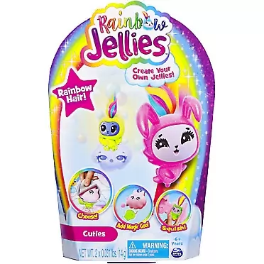 Rainbow Jellies 2-Pack, Make Your Own Squishy Characters Kit (Style May Vary), for Kids Aged 6 and up