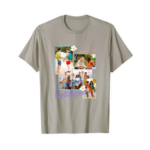 Heartstopper Summer Memories Pictures Group Shot Portraits T-Shirt