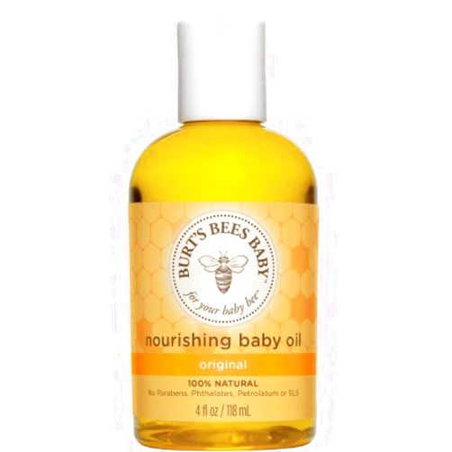 Burt's Bees Baby 100% Natural Baby Nourishing Oil, 4 Ounces (Pack of 2) (Packaging May Vary)