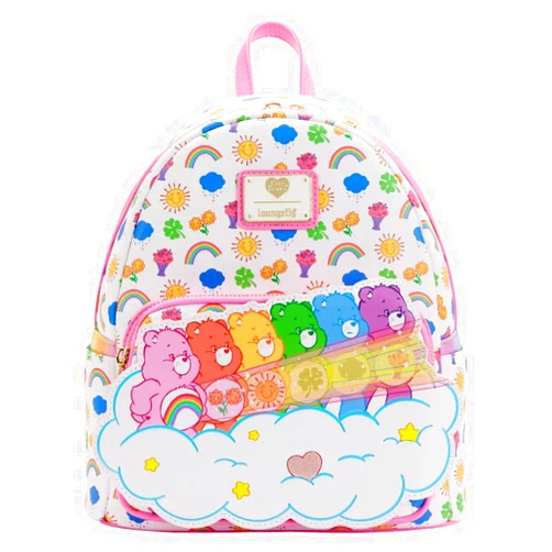 Loungefly Care Bears Stare Rainbow Mini Backpack