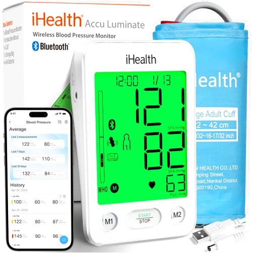 iHealth Accu Luminate Blood Pressure Monitor – 4.5