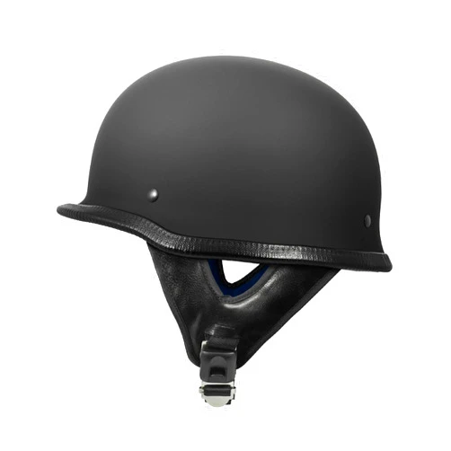 VCAN German Style Motorcycle Half Helmet Open Face Cruiser Chopper Biker Skull Cap Helmet