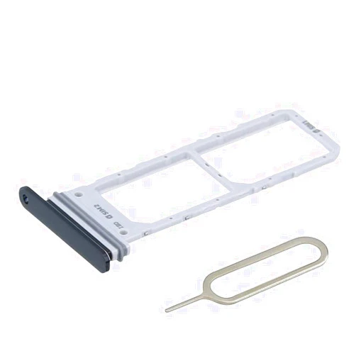 MMOBIEL Dual SIM Card Slot Tray Holder Replacement Compatible with Samsung Galaxy Note 20 / Note 20 5G 2020 - Incl. Rubber Gasket and Sim Pin - Gray