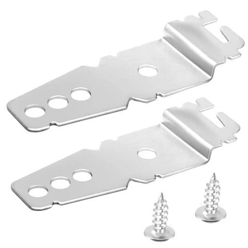 Discount Parts Direct 2 Pack 8269145 UPGRADE Dishwasher Mounting Brackets with Screws, UnderCounter Mounting Clips Fit for Kenmore Whirlpool KitchenAid Dishwasher, Dishwasher Clips Replaces 8269145 WP8269145VP