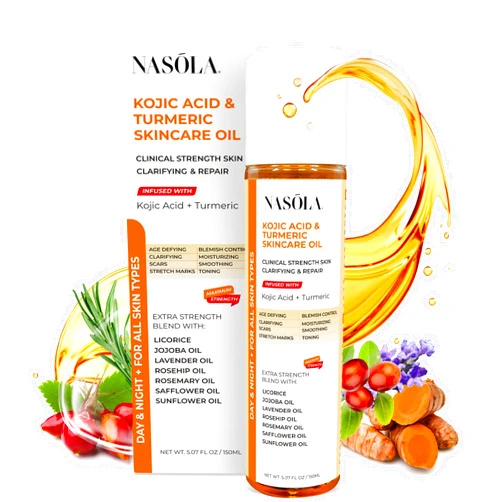 Nasola Kojic Acid Turmeric Skincare Bio Pure Oil