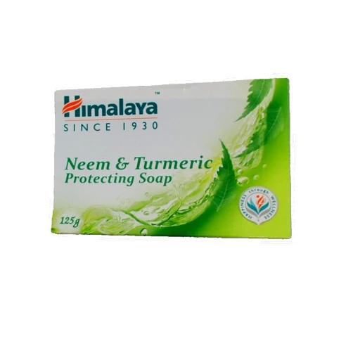 Himalaya Purifying Neem & Turmeric Cleansing Bar for Clean and Healthy Looking Skin, 4.41 Oz (125 gm)