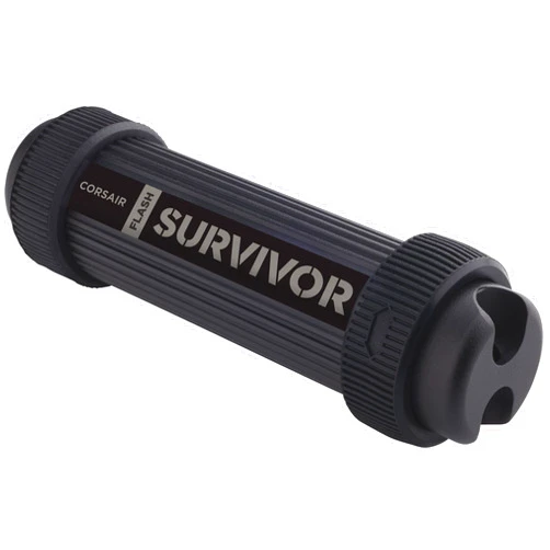 Corsair Flash Survivor Stealth 32GB USB 3.0 Flash Drive, Black