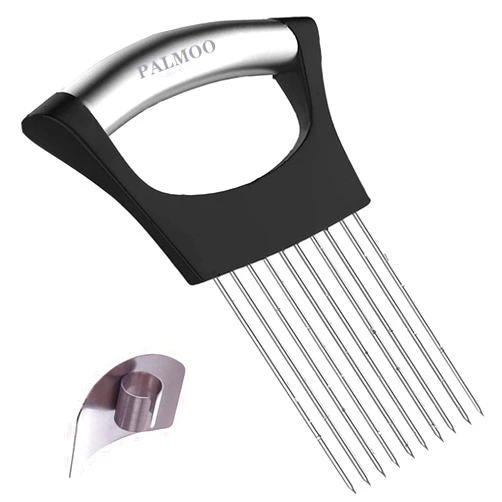 Fincy Palmoo Best Utensils Onion Holder Slicer Vegetable Tools Slicing Guide Vegetable Tomato Lemon Meat Holder Slicer Tools Cutter