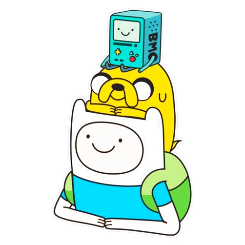 SMJ Designs Finn Jake Bmo Vinyl Waterproof Sticker Decal Car Laptop Wall Window Bumper Sticker 5