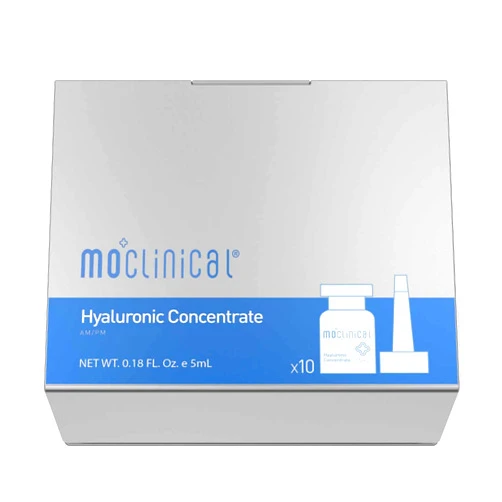 MO Clinical Hyaluronic Concentrate - AM/PM Moisturizer for All Skin Types, Anti-Aging, Natural, Unscented, 1.7 oz
