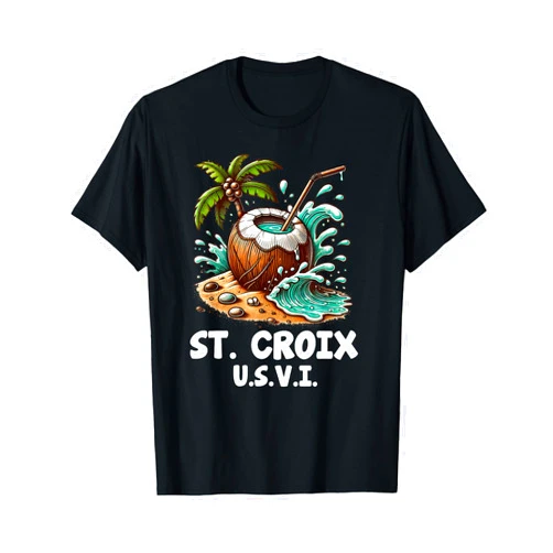 St. Croix usvi Souvenirs US Virgin Islands Vacation Reminder T-Shirt