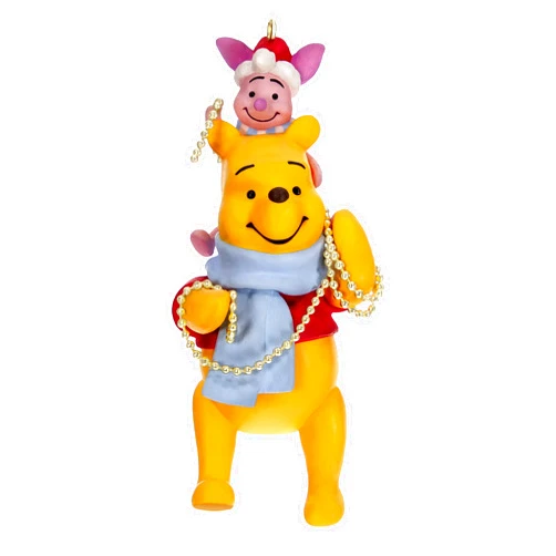 Hallmark Keepsake Christmas Ornament 2023, Disney Winnie The Pooh Trimming The Tree Together, Gifts for Disney Fans