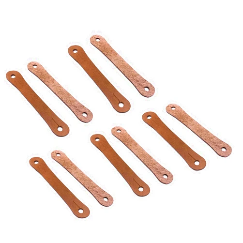 TUOREN 5 Pair Drum Sticks Control Clips Soft Leather Drumstick Accessory for Beginner Drummer Easy to Stick Twirl, Grip or Control Clips