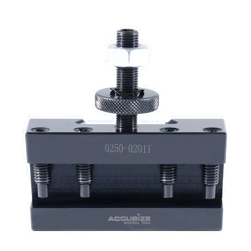Accusize Industrial Tools Bxa Turning and Facing Holder, for 3/4'' Turning Tools, Quick Change Tool Holder, Style 1, 0250-0201xl
