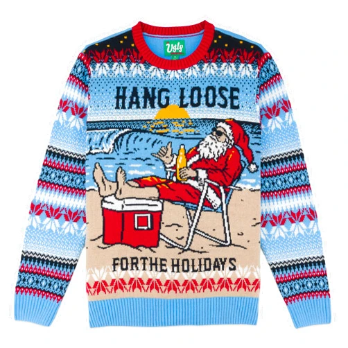 The Ugly Sweater Co. Ugly Christmas Sweater for Holiday Fun Tacky Unisex Design, Perfect Snug Fit Breathable Crewneck