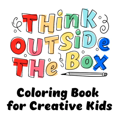 Professor Puzzleby Think Outside the Box: Coloring Book for Creative Kids