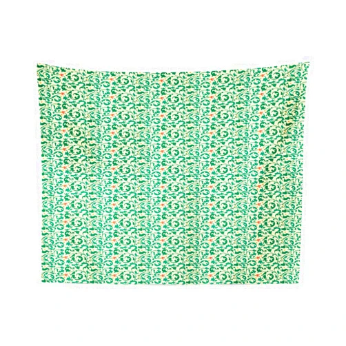 Lunarable Abstract Tapestry, Gardening Items Greenery Flourishing Curves Leafy Items Pattern Print, Fabric Wall Hanging Decor for Bedroom Living Room Dorm, 28
