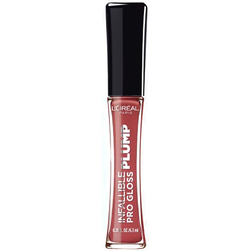 L’Oréal Paris L'Oreal Paris Infallible Pro Gloss Plump Lip Gloss with Hyaluronic Acid, Long Lasting Plumping Shine, Lips Look Instantly Fuller and More Plump, Radiant Mauve, 0.21 fl. oz.