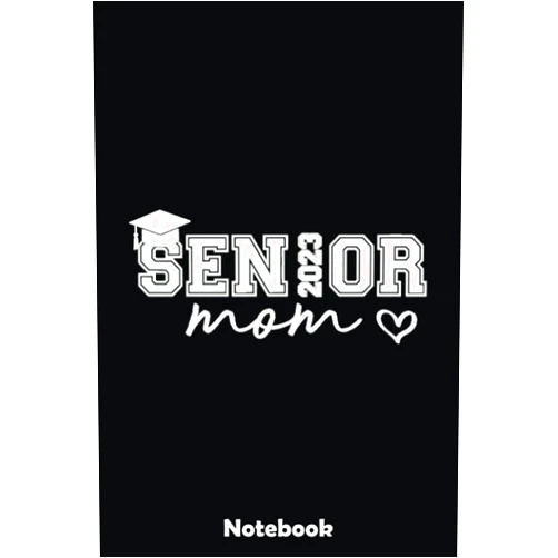 By GIBSON ASHLEY (Author) Womens proud mom cute heart Graduate Senior 2023 Notebook: Blank Writing Journal Book, Graduation Guestbook Keepsake Gift, Unlined Notebook, Black, 6