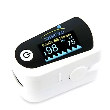 Innovo Premium iP900BP Fingertip Pulse Oximeter Blood Oxygen Monitor with Plethysmograph and Perfusion Index