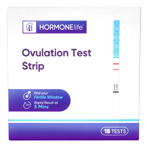 HORMONElife Ovulation Test Strips – LH Test for Ovulation Detection, Easy-to-Use Home Ovulation Tracking(LH Test Strips 15 Count)