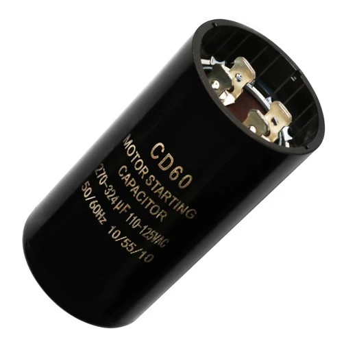 Seentech 270-324 uf/MFD 110-125 VAC ±20% CD60 Round Motor Start Capacitor 50/60 Hz AC Electric Motor Universal Fit for AC Motor Run or Fan Start and Cool or Heat Pump Air Conditioner
