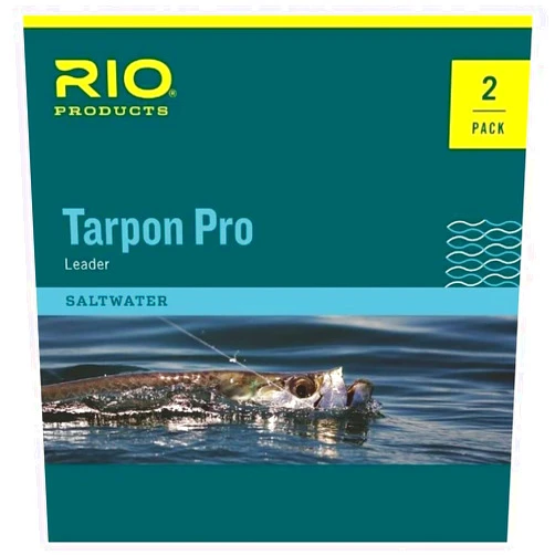 Rio Brands RIO Products Leaders Pro Tarpon Leader 30Lb Class 60Lb Fluorocarbon Shock, Clear