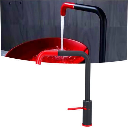 Topyond Bathroom Faucet,360° Rotation,High Temperature Baking Paint,Sealing Performance,Water Saving,Rotatable Design for Wash Basin